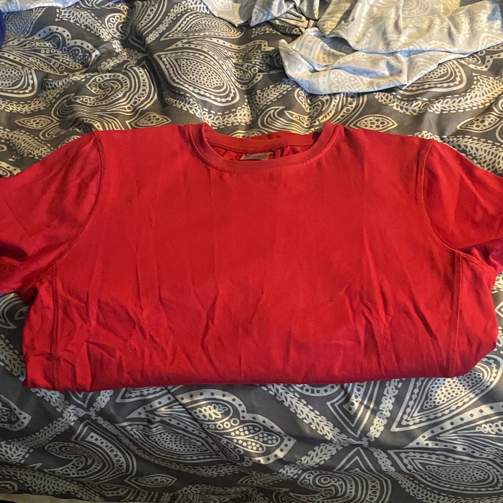 Vibrant Red Men's Short Sleeve Tee